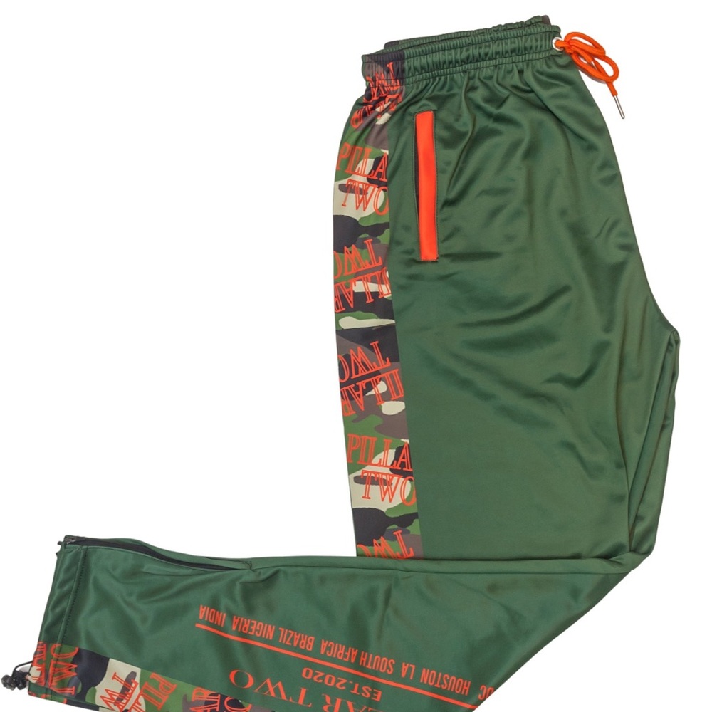 Pillar Green and Camouflage Track Suit